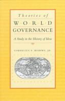 Cover of Theories of World Governance by Cornelius F. Murphy