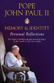 Cover of Memory and Identity by Pope John Paul II
