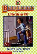 Front cover of Karen's Paper Route by Ann M. Martin