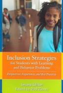 Cover of Inclusion Strategies for Students With Learning and Behavior Problems by Paul Zionts