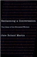 Front cover of Reclaiming a conversation by Jane Roland Martin