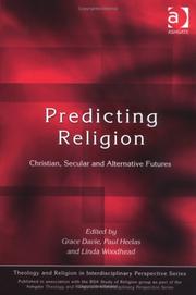Cover of Predicting religion by Grace Davie