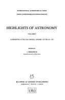 Cover of Highlights of Astronomy, Volume 9 by Jacqueline Bergeron