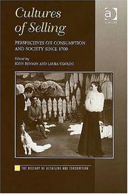 Front cover of Cultures of selling by Benson, John