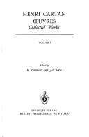 Cover of Oeuvres - Collected Works by Henri Paul Cartan