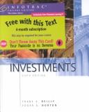 Front cover of Investments by Frank K. Reilly