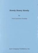 Cover of Howdy, honey, howdy by Paul Laurence Dunbar