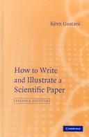 Front cover of How to write and illustrate scientific papers by Björn Gustavii