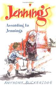 Front cover of According to Jennings by Anthony Buckeridge
