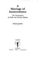 Front cover of A marriage of inconvenience by Michael Dutfield