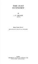 Cover of The Just Economy (Principles of Political Economy) by J.E. Meade