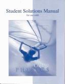 Front cover of Student solutions manual for use with College physics, 1st edition by Alan Giambattista