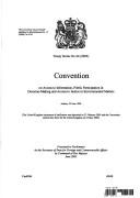 Front cover of Aarhus Convention on Access to Information, Public Participation in Decision-making And Access to Justice in Environmental Matters (Treaty Series (Great Britain)) by Unknown