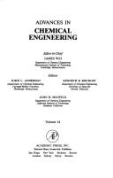 Cover of Advances in Chemical Engineering by James Wei