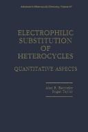 Cover of Advances in heterocyclic chemistry by Alan R. Katritzky
