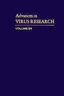 Cover of Advances in Virus Research by Kenneth Manley Smith