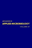 Front cover of Advances in applied microbiology by A.I. Laskin