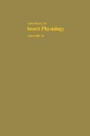 Cover of Advances in insect physiology by M. J. Berridge