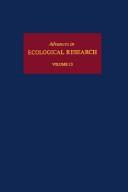 Front cover of Advances in ecological research by A. Macfadyen