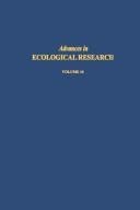 Front cover of Advances in ecological research by A. Macfadyen