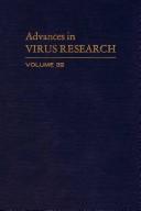 Cover of Advances in virus research by Karl Maramorosch