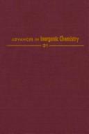 Front cover of Advances in Inorganic Chemistry by H. J. Emeleus