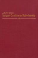 Cover of Advances in Inorganic Chemistry and Radiochemistry, 1985 (Advances in Inorganic Chemistry) by H. J. Emeleus
