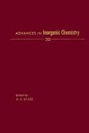 Front cover of Advances in Inorganic Chemistry by A. G. Sykes
