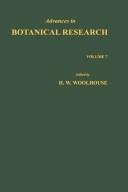 Cover of Advances In Botanical Research, Volume 7 (Advances in Botanical Research) by H. W. Woolhouse