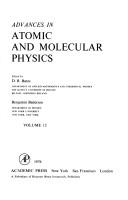 Front cover of Advances in Atomic and Molecular Physics by David R. (Et. Al.) Bates