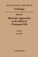 Cover of Molecular Approaches to the Study of Protozoan Cells (International Review of Cytology) by Kwang W. Jeon