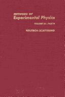 Front cover of Neutron Scattering, Part B (Experimental Methods in the Physical Sciences) by David L. Price