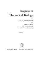 Cover of Progress in Theoretical Biology by Frank M. Snell
