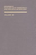 Cover of Progress in Nucleic Acid Research and Molecular Biology by Waldo E. Cohn