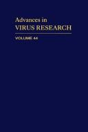 Front cover of Advances in virus research by Karl Maramorosch