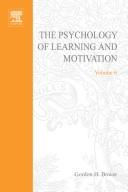Front cover of Psychology of Learning and Motivation by Kenneth W. Et Al Spence