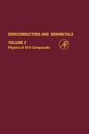 Front cover of Physics of III-V compounds by Albert C. Beer