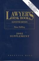 Front cover of Lawyers Deskbook, 2002 by Prentice-Hall, inc.
