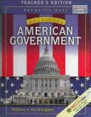 Cover of Magruder's American government by William A. McClenaghan