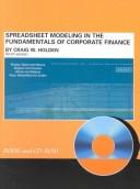 Cover of Spreadsheet Modeling in the Fundamentals of Corporate Finance by Craig W. Holden