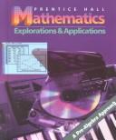 Cover of Prentice Hall mathematics by David M. Davison