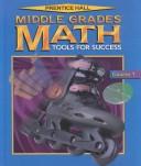 Front cover of Prentice Hall middle grades math by Suzanne H. Chapin