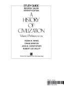 Front cover of A history of civilization by Crane Brinton