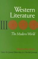Cover of Western literature by Peter Brooks