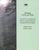 Cover of Writing by Peggy B. Jolley