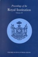 Front cover of Proceedings of the Royal Institution of Great Britain by P. Day