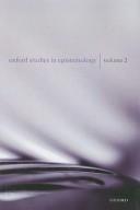 Cover of Oxford Studies in Epistemology by Tamar Szabo Gendler