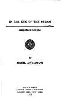Front cover of In the eye of the storm: Angola's people by Basil Davidson