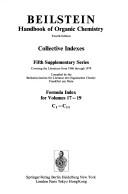 Front cover of Formula Index, Vols. 17-19, Pts. 1-4 by Unknown