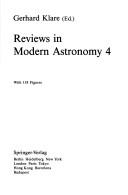 Front cover of Reviews in Modern Astronomy by Gerhard Klare